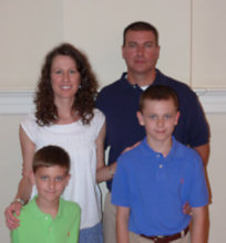 Christy, Kevin, Jesse, and Jack Tuttle