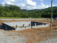 The foundation awaits