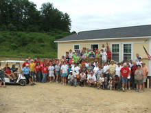 Group photo at end of project