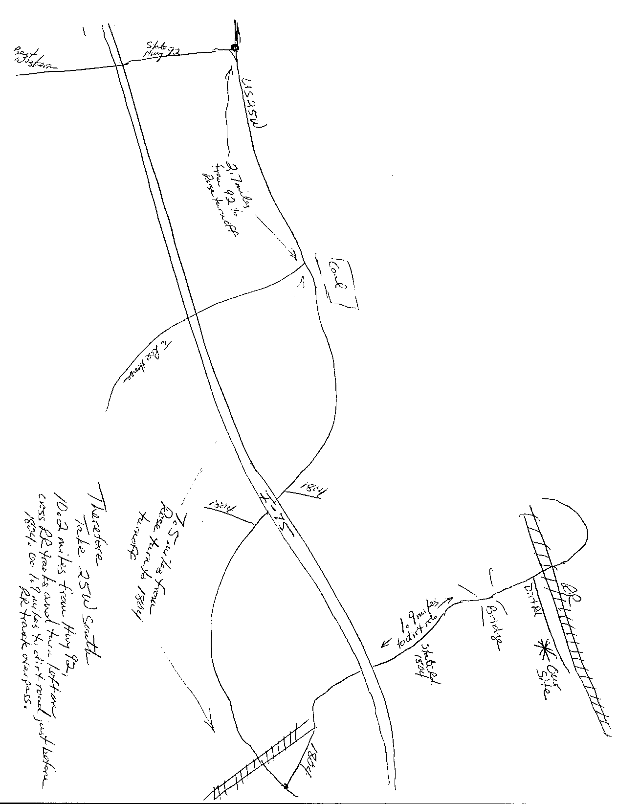 Official Map to the Wilde house