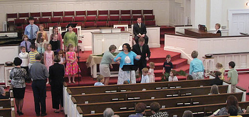 Processional with palm fronds