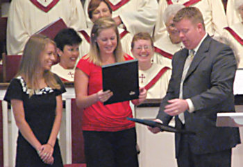 Summer interns recognized.